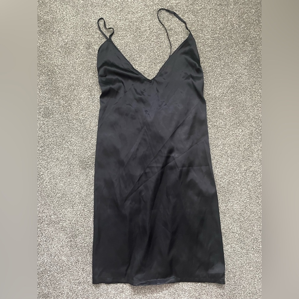 Elegant Black Slip Dress